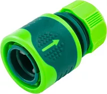 Муфта сквозная 1/2"-5/8", двухкомпонентная (насадка для полива)
 VERTO