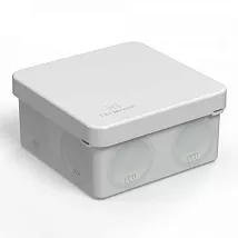 Коробка распред. о/п 80х80х40 IP66 СЕРАЯ пр. монт. двухкомпонентная HF Промрукав (132)