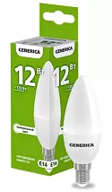 Лампа LED C35 свеча 12Вт 230В 4000К E14 1200Lm GENERICA