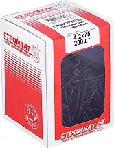Саморез по дереву 4,2*75 (200 шт.) (Стройбат)
