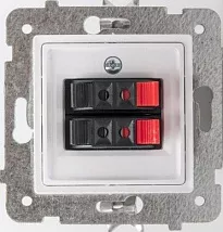 Розетка GG-2Q/m/46 1640 двойная акустическая (без рамки)
