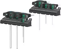 Набор отвёрток с поперечной ручкой, Hex-Plus с фиксирующей функцией 454/7 HF Set 1