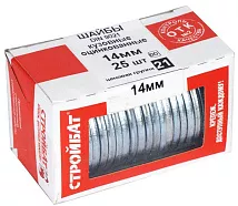 Шайба М14 увеличенная DIN9021 цинк (25 шт.) (Стройбат)
