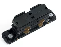 Коннектор прямой трехфазный для шинопровода, черный PRO-0433/PRO-043302-2-RUS